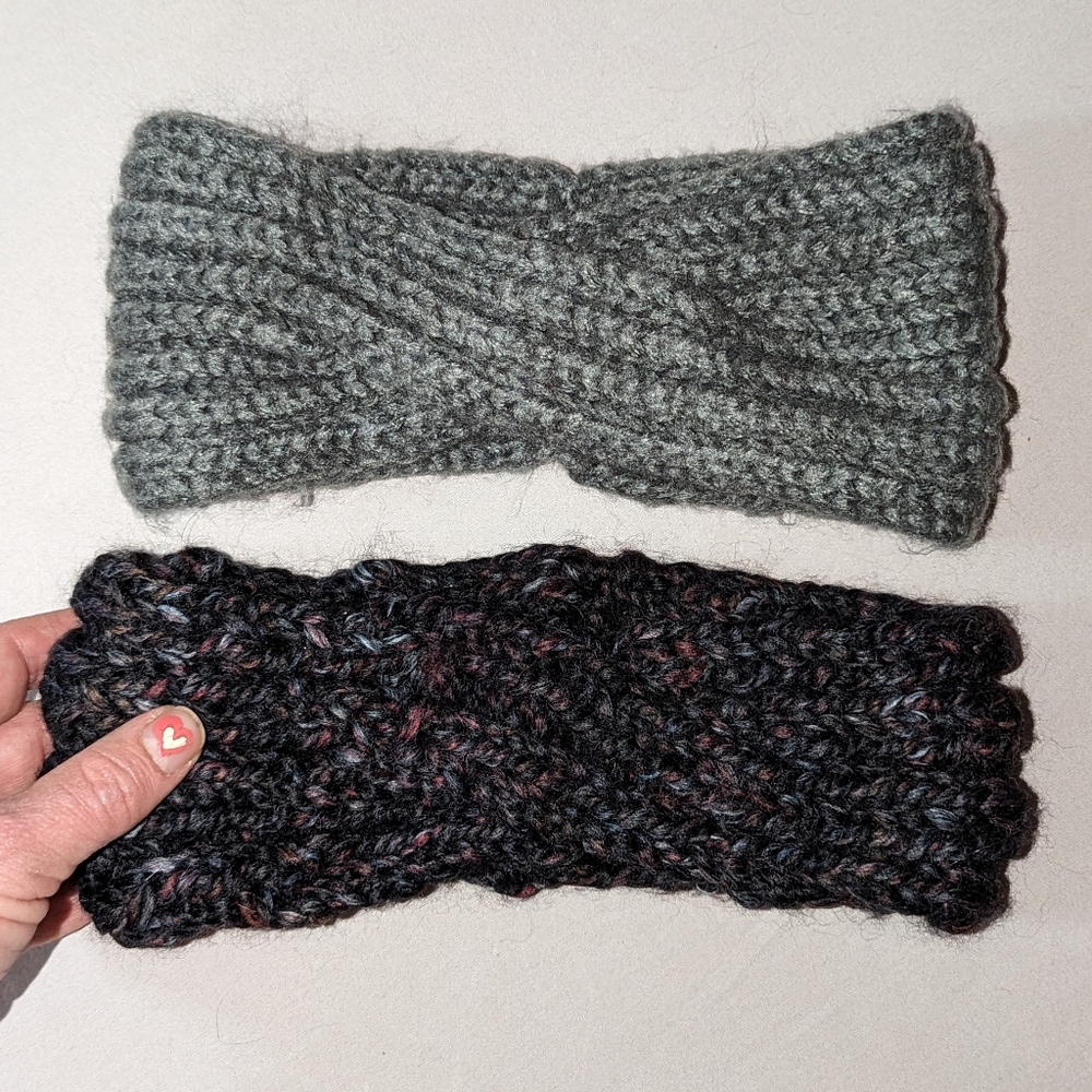 Knit Winter Headbands 2 OSFA